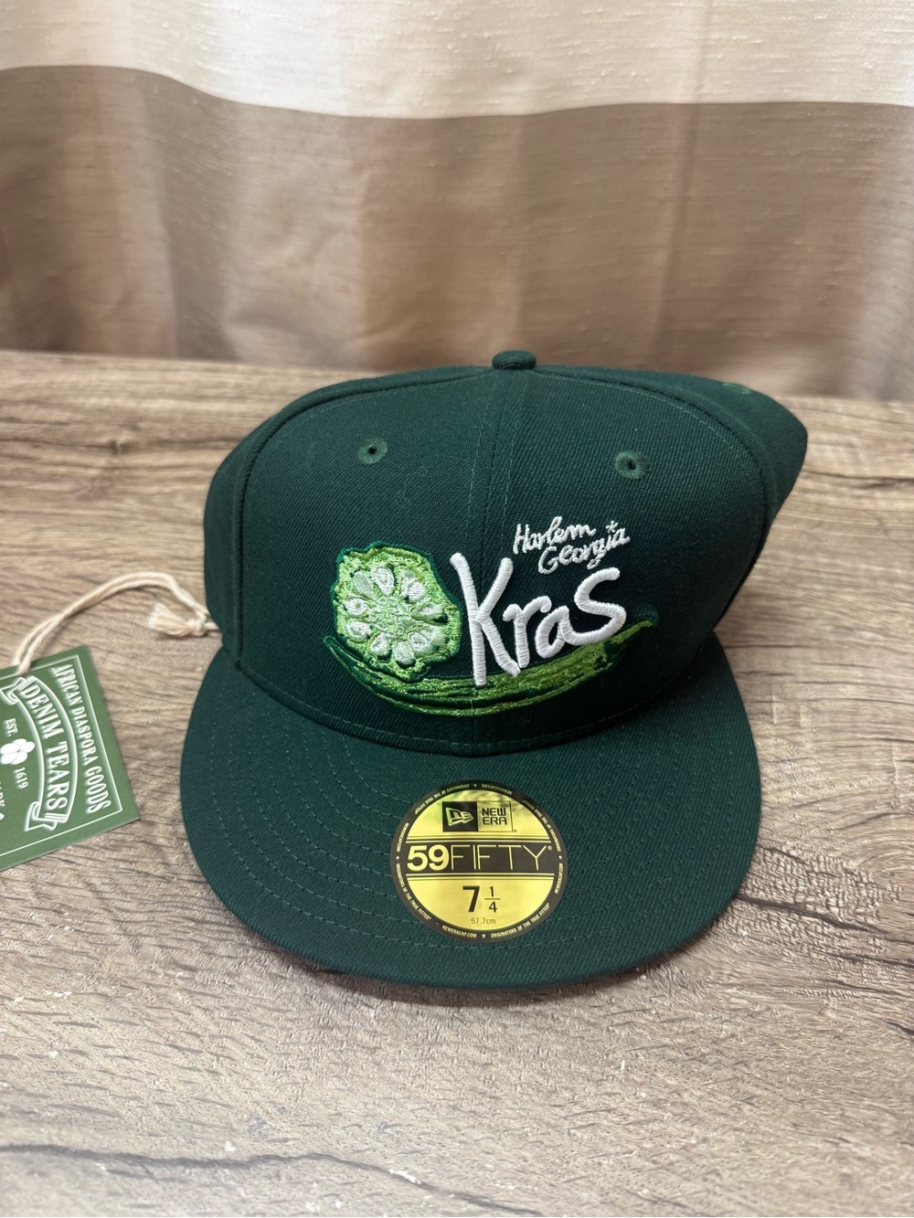 Denim Tears x New‎ Era 59/50 Cotton Wreath Fitted Hat Cap size 7 1/4 NWT